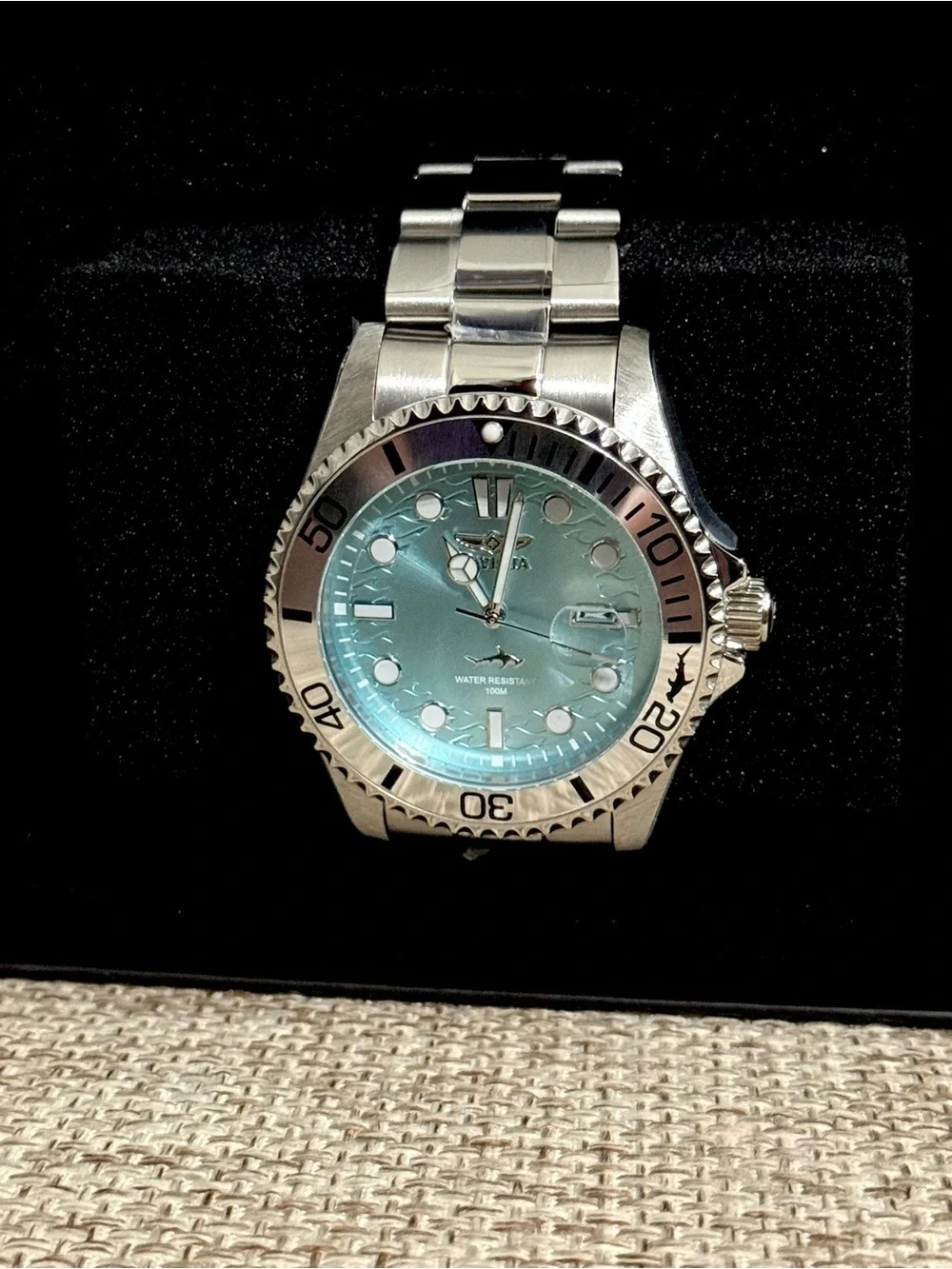 Invicta Pro Diver Currentwave 44715 Aqua Blue Men’s Watch NIB